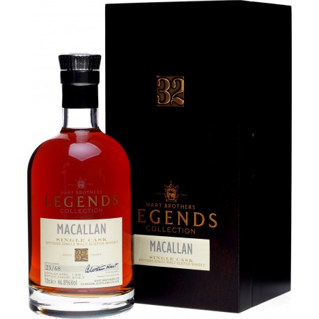 Macallan 1991-2023, 32 Jahre, Hart Brothers Legends Collection