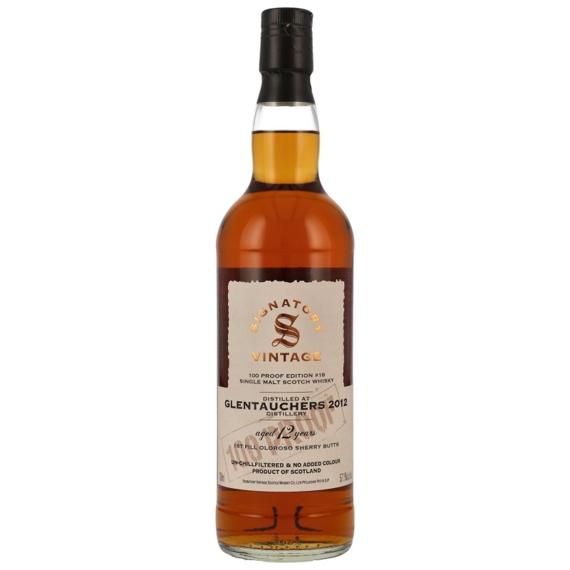 Glentauchers 2012-2024, 12 Jahre, 100proof Edition No18, Signatory Vintage